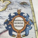 Mapa antiguo de Sudamérica