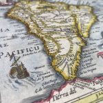 Mapa antiguo de Sudamérica