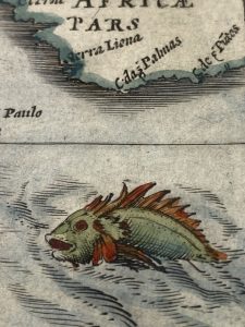 Mapa antiguo de Sudamérica