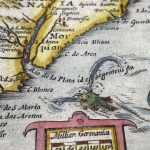 Mapa antiguo de Sudamérica