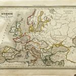 Mapa antiguo de Europa