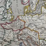 Mapa antiguo de Europa