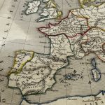 Mapa antiguo de Europa