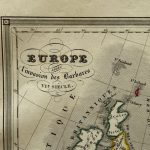 Mapa antiguo de Europa