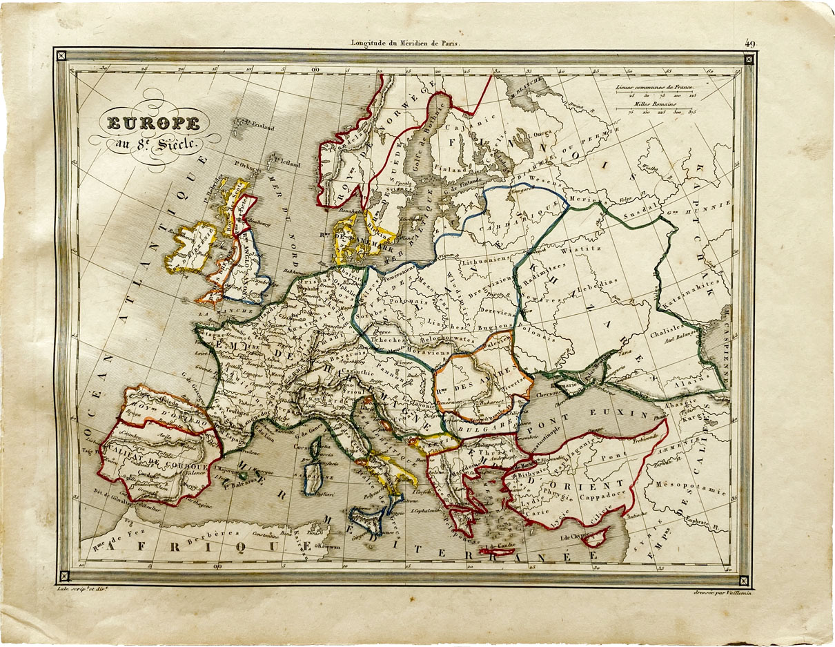 Mapa Antiguo de Europa