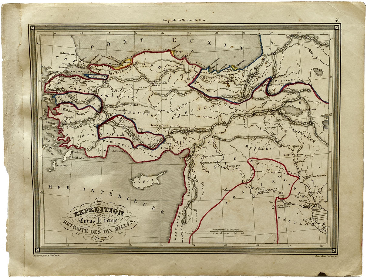 Mapa antiguo de Asia