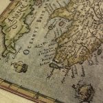 Mapa antiguo de Francia