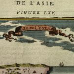 Mapa Antiguo de Sri Lanka