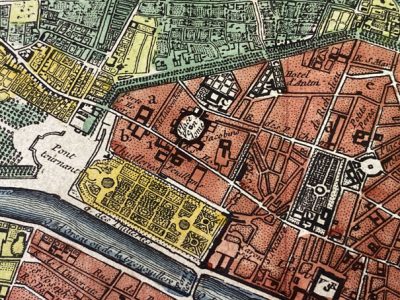 Mapa Antiguo de París