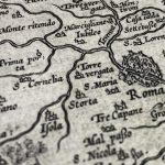 Mapa antiguo de Italia