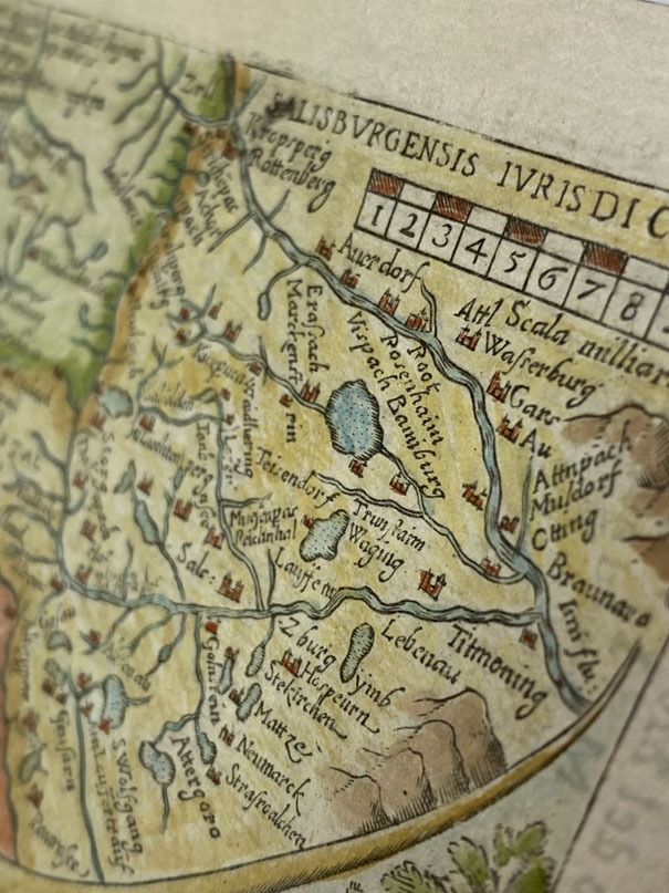 Mapa Antiguo de Austria