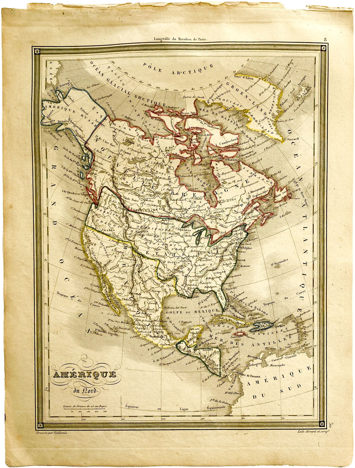 Mapa antiguo de América