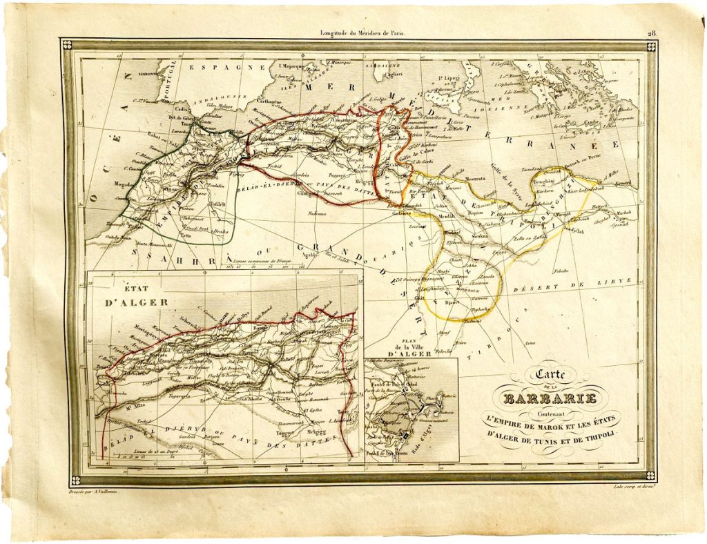 Mapa antiguo de África