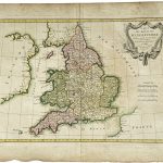 Mapa Antiguo de Inglaterra