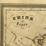 Mapa antiguo de China y Japón