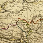 Mapa antiguo de China y Japón