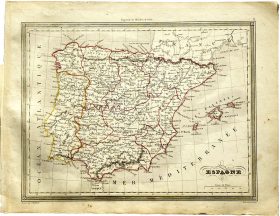 Mapa Antiguo de España