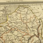 Mapa antiguo de Francia