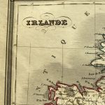 Mapa antiguo de Irlanda
