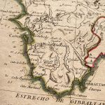 Mapa Antiguo de España y Portugal