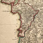 Mapa Antiguo de España y Portugal
