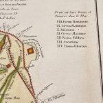 Mapa antiguo de Italia y Roma