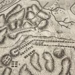 Mapa antiguo de Zaragoza, España