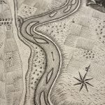 Mapa antiguo de Zaragoza, España