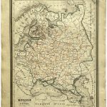 Mapa antiguo de Rusia