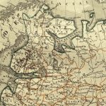 Mapa antiguo de Rusia