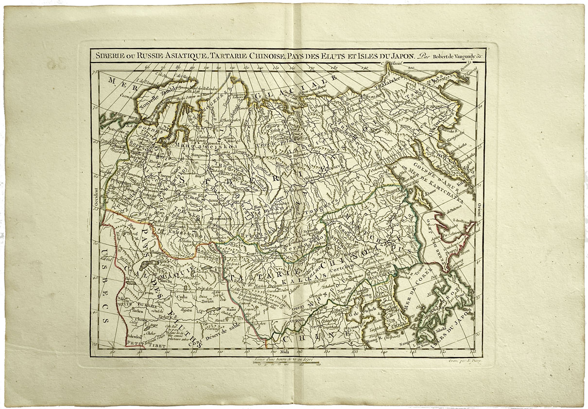 Mapa Antiguo de Rusia