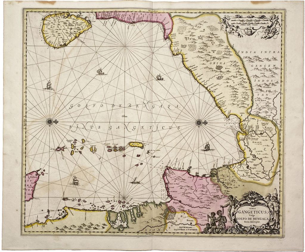 Mapa antiguo de la India