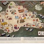 Mapa antiguo de Sudamérica