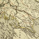 Mapa antiguo de Turquía