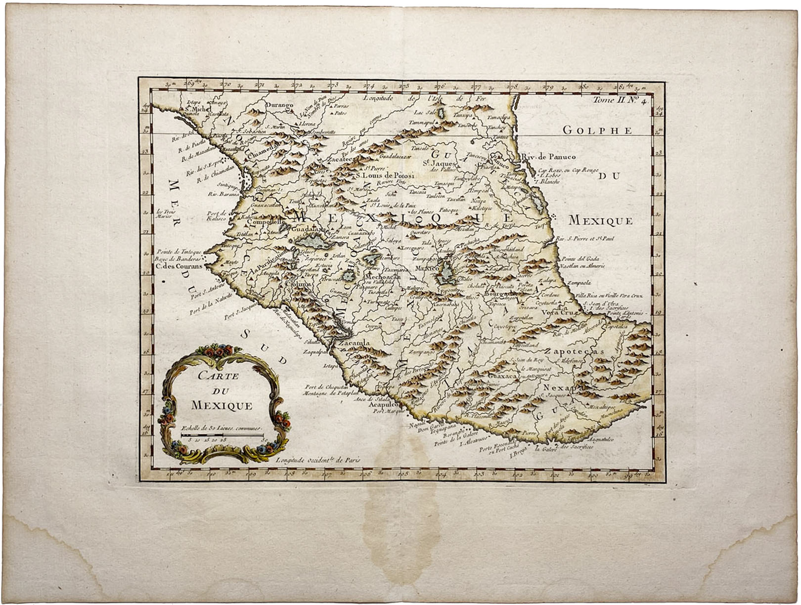 Mapa antiguo de México