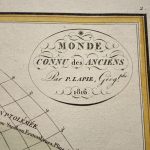 Mapa antiguo del mundo mapamundi