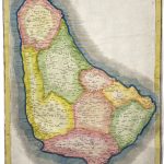 Mapa antiguo de Barbados