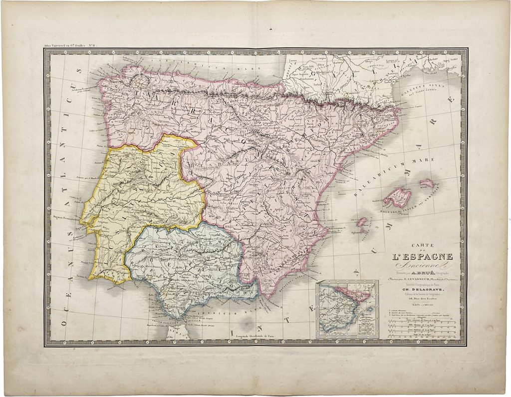 Mapa antiguo de España