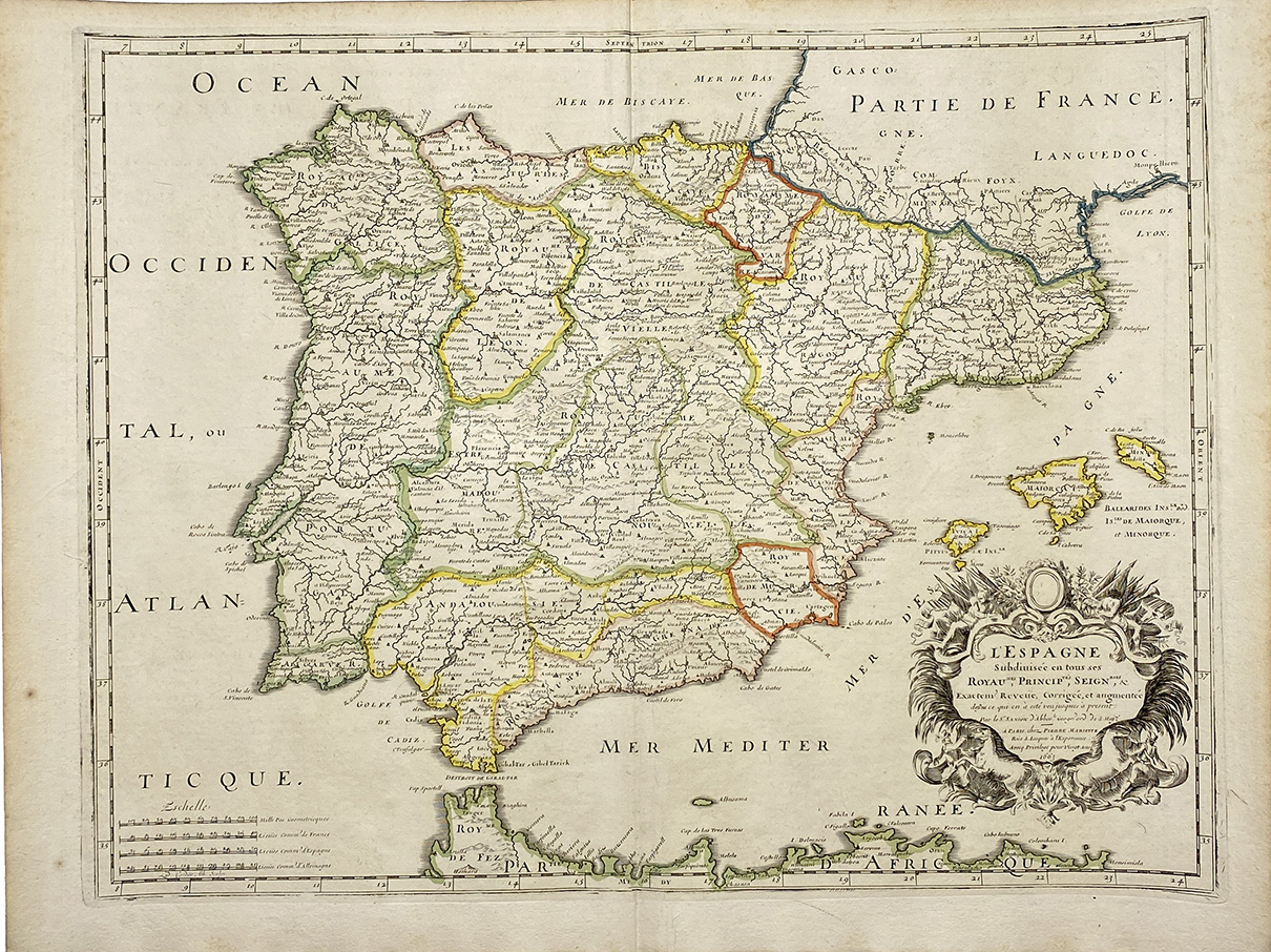 Mapa antiguo de España