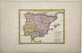 Mapa antiguo de España