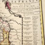Mapa antiguo de Francia