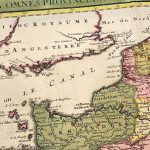 Mapa antiguo de Francia