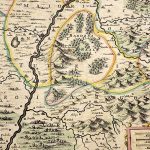 Mapa antiguo de Navarra España