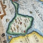 Mapa antiguo de Cádiz España