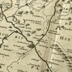 Mapa antiguo de Aragón España