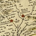 Mapa Antiguo de España Madrid Castilla