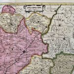 Mapa antiguo de Aragón España