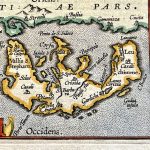 Mapa antiguo de Grecia Corfu