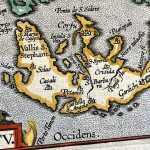 Mapa antiguo de Grecia Corfu