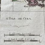 Mapa antiguo de Cuba